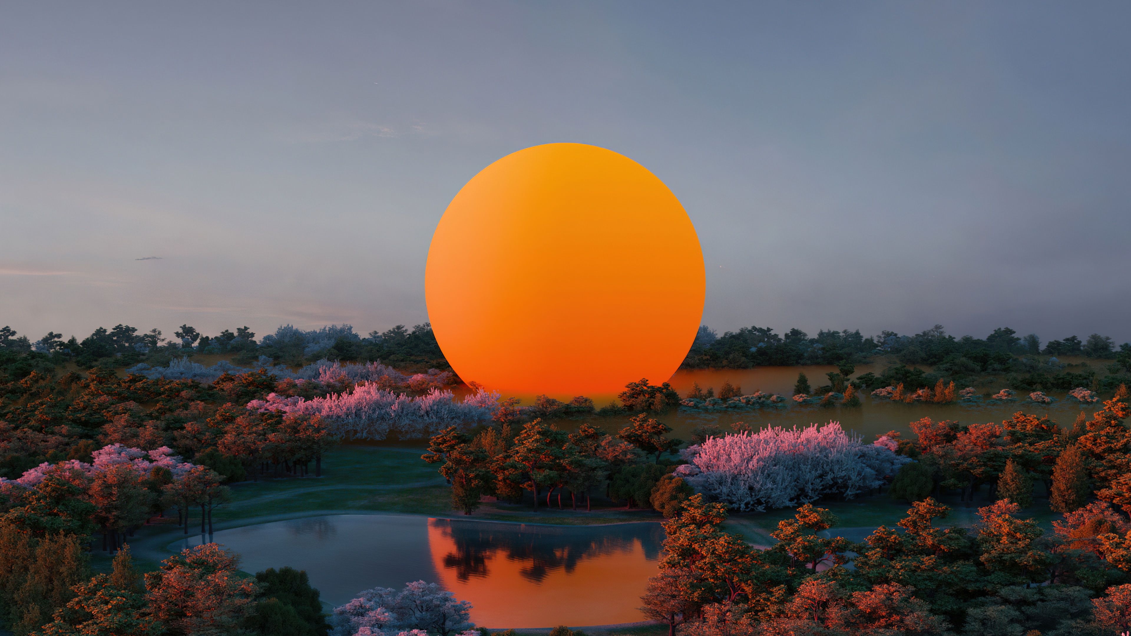 3840x2160 Windows 365 Surreal Landscape 4K Wallpaper