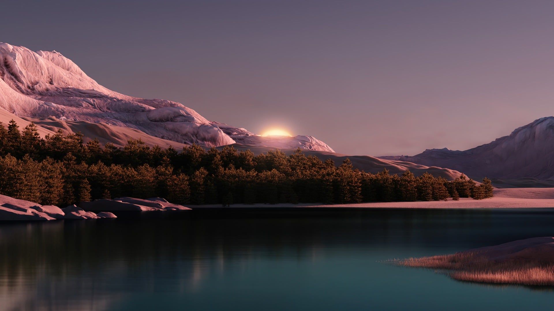 1920x1080 Windows 11 Evening Scenery [1920x1080]