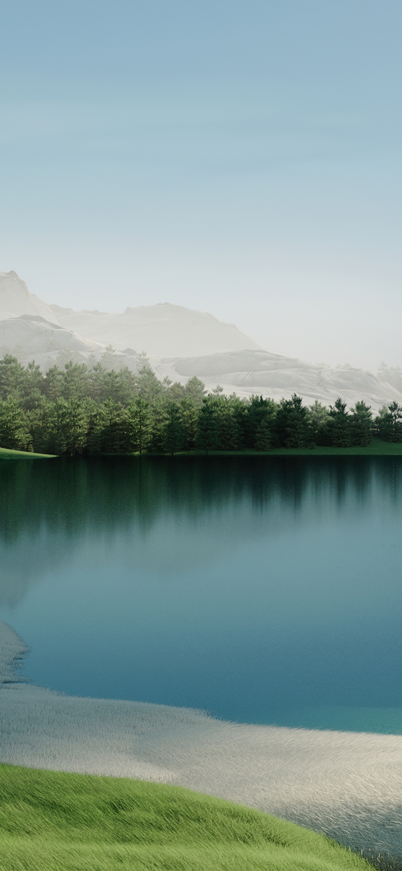 1284x2778 Landscape Windows 11 Lake Forest Day Time