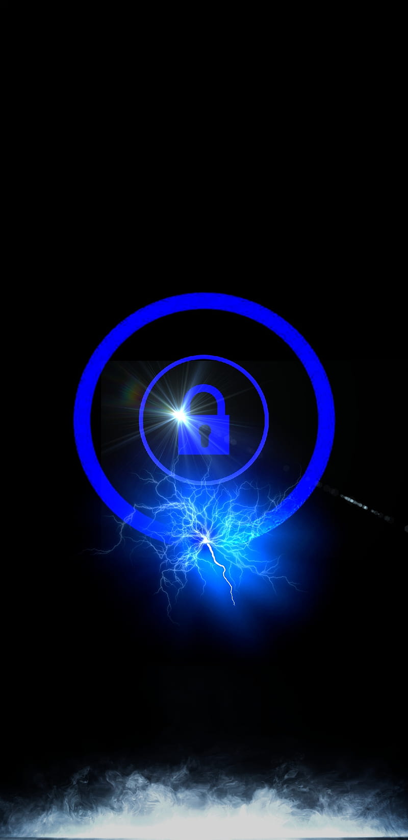 800x1645 Lock screen, blue, galaxy, locked, neon, note, HD phone wallpaper