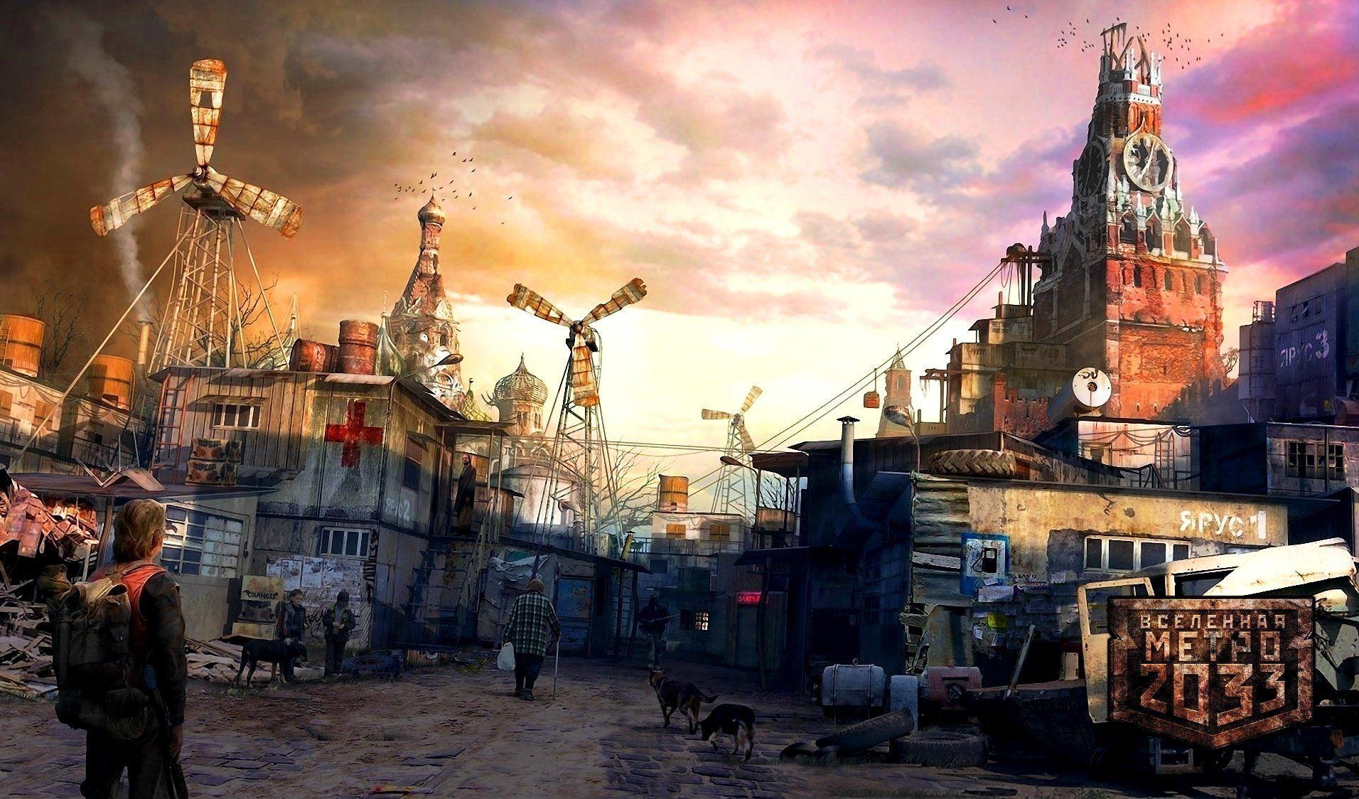 1912x1124 Metro 2033» - «Kremlin» «Moscow» [ Postapokalipsis ] Wallpaper
