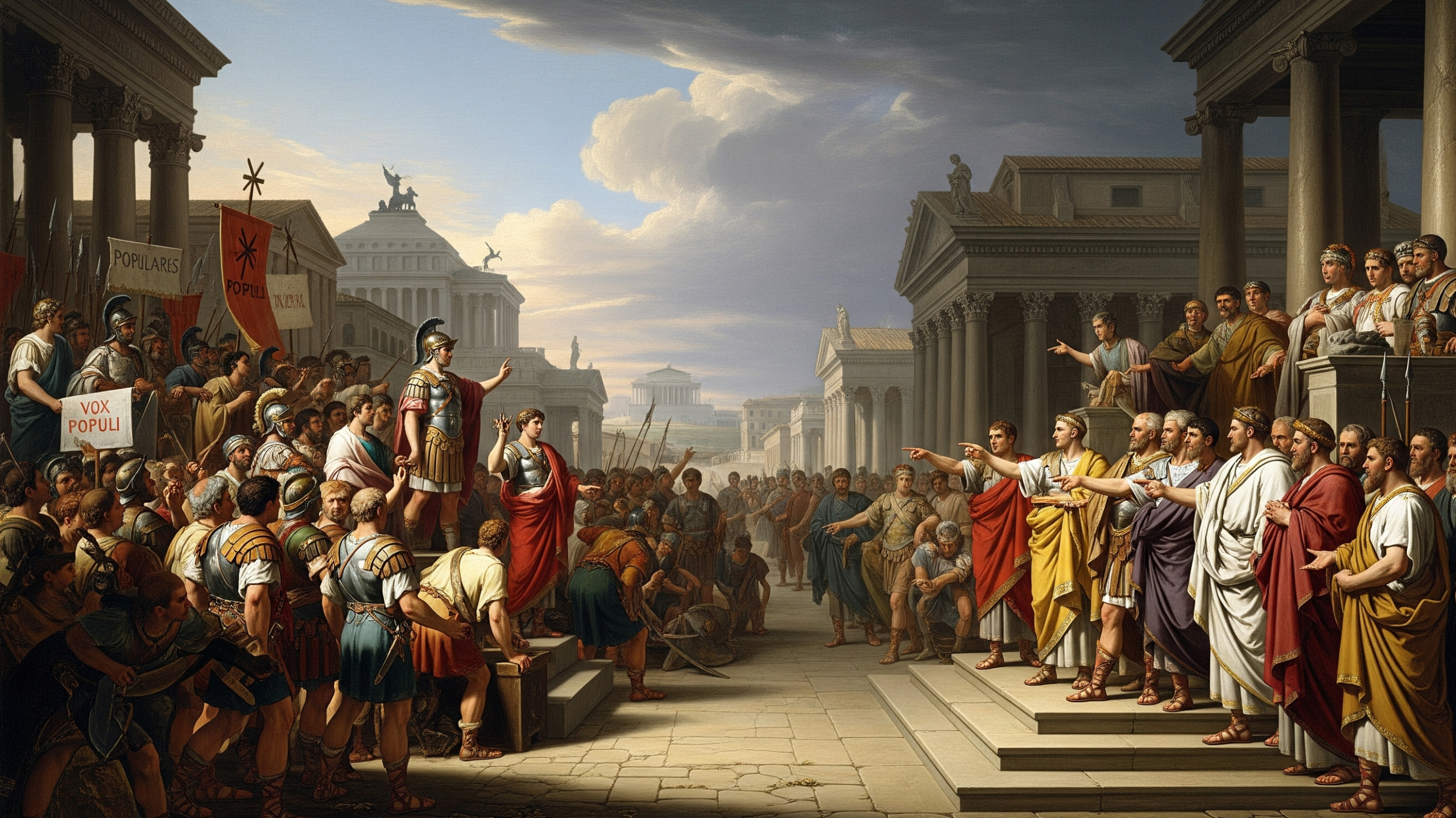 2560x1440 Populares vs. Optimates: Rival Ideologies that Tore the Roman Republic Apart