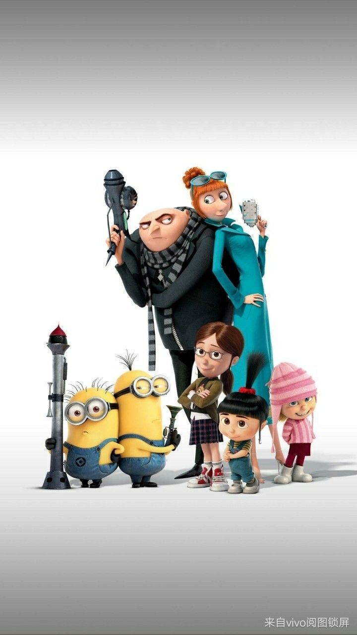 720x1280 Despicable me wallpaper iphone. Despicable me characters, Gru wallpaper iphone, Despicable me 4 wallpaper