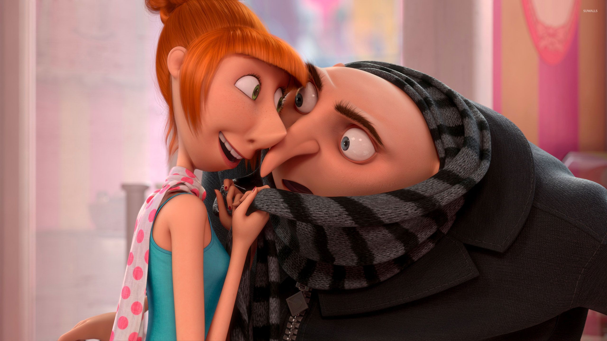 2560x1440 Gru and Lucy Me 2 wallpaper wallpaper