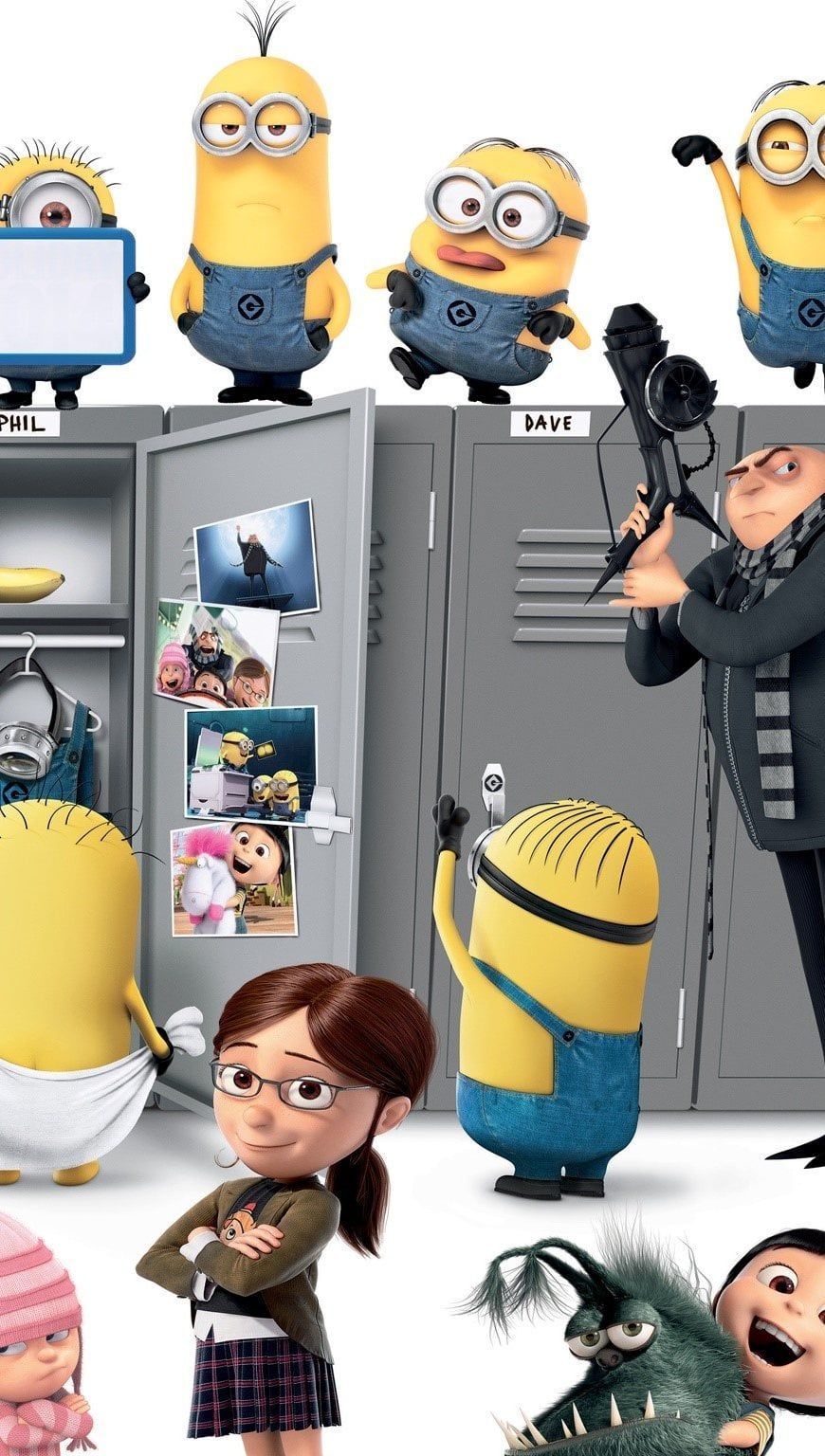 870x1536 Minions and Gru Wallpaper for iPhone and Mobile Phone