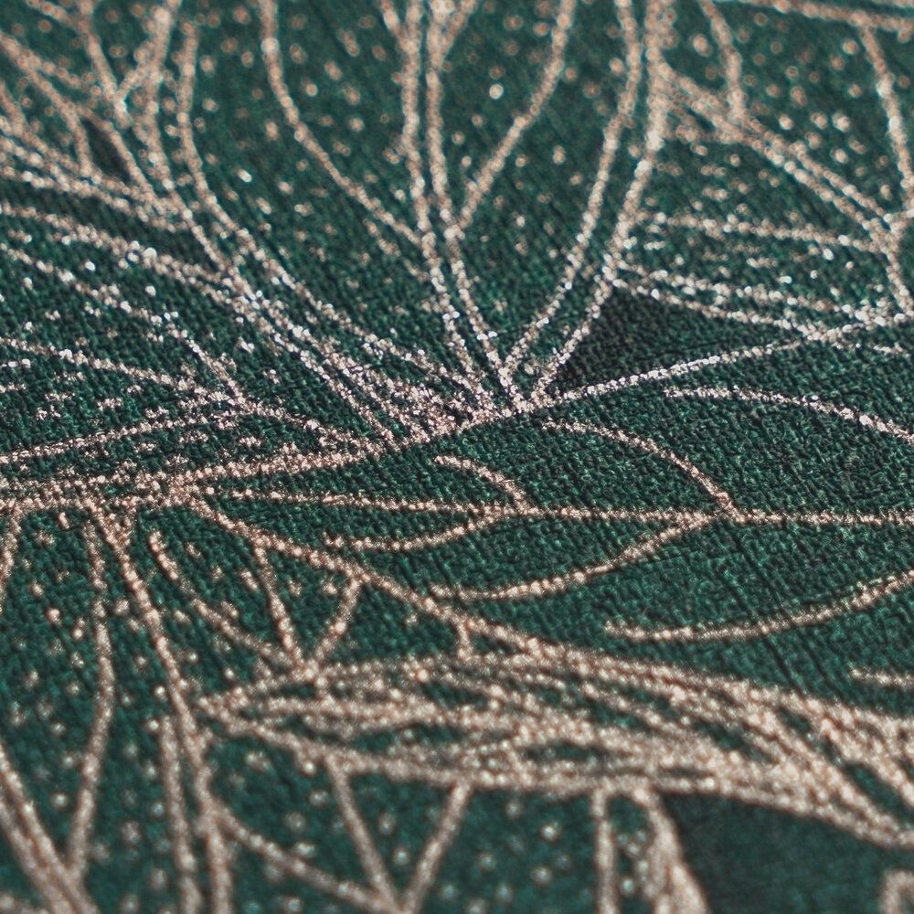1000x1000 Artistic Forest Motif As Non Woven Wallpaper • Subtle Metallic Texture • Slight Sheen