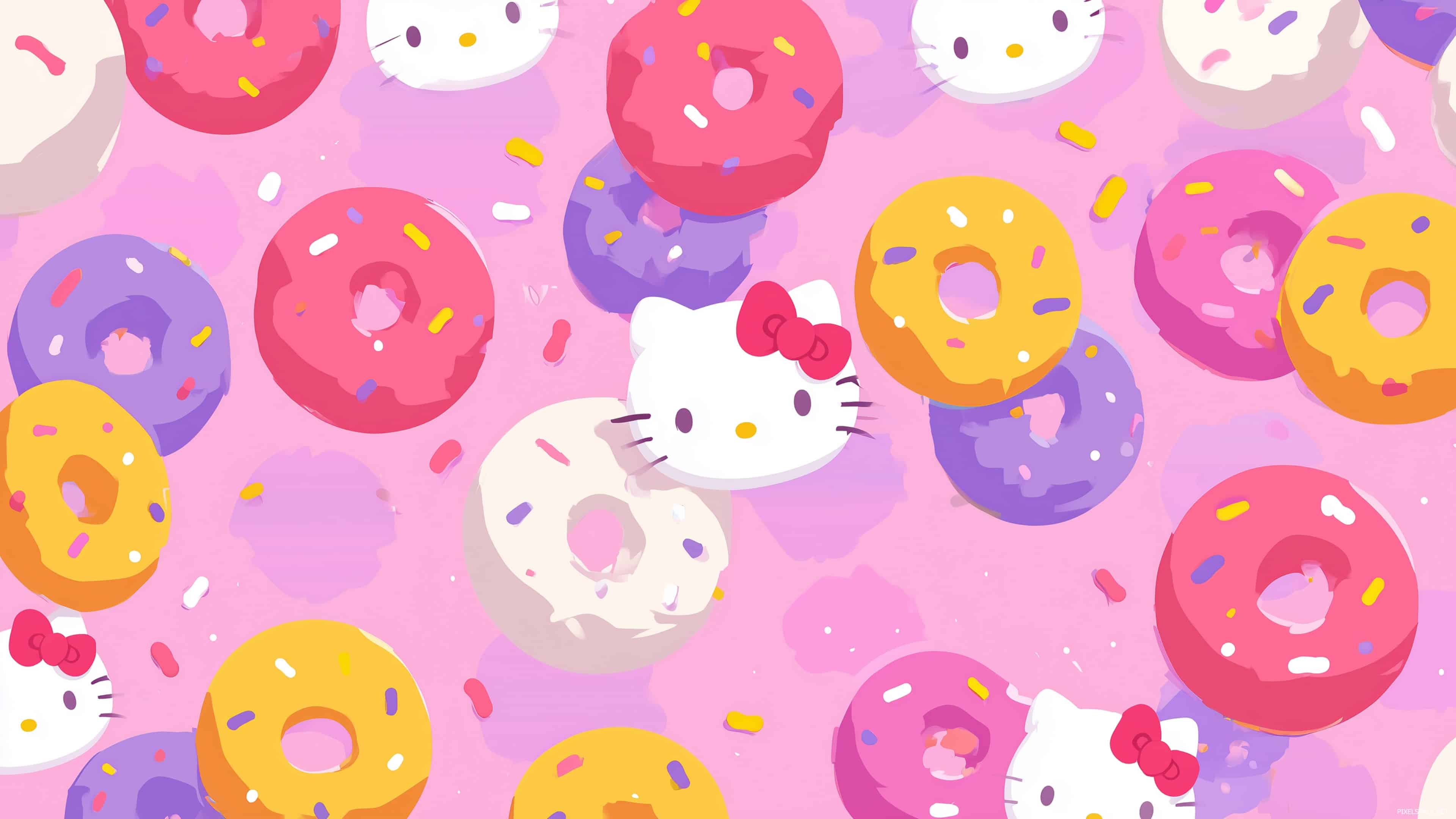 3840x2160 Hello Kitty Background for Desktop