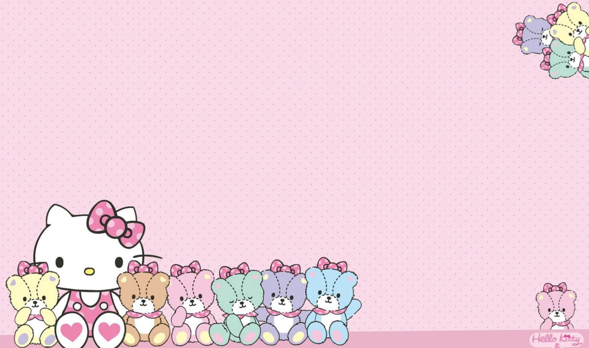 1920x1135 Charming Hello Kitty Laptop Background Wallpaper