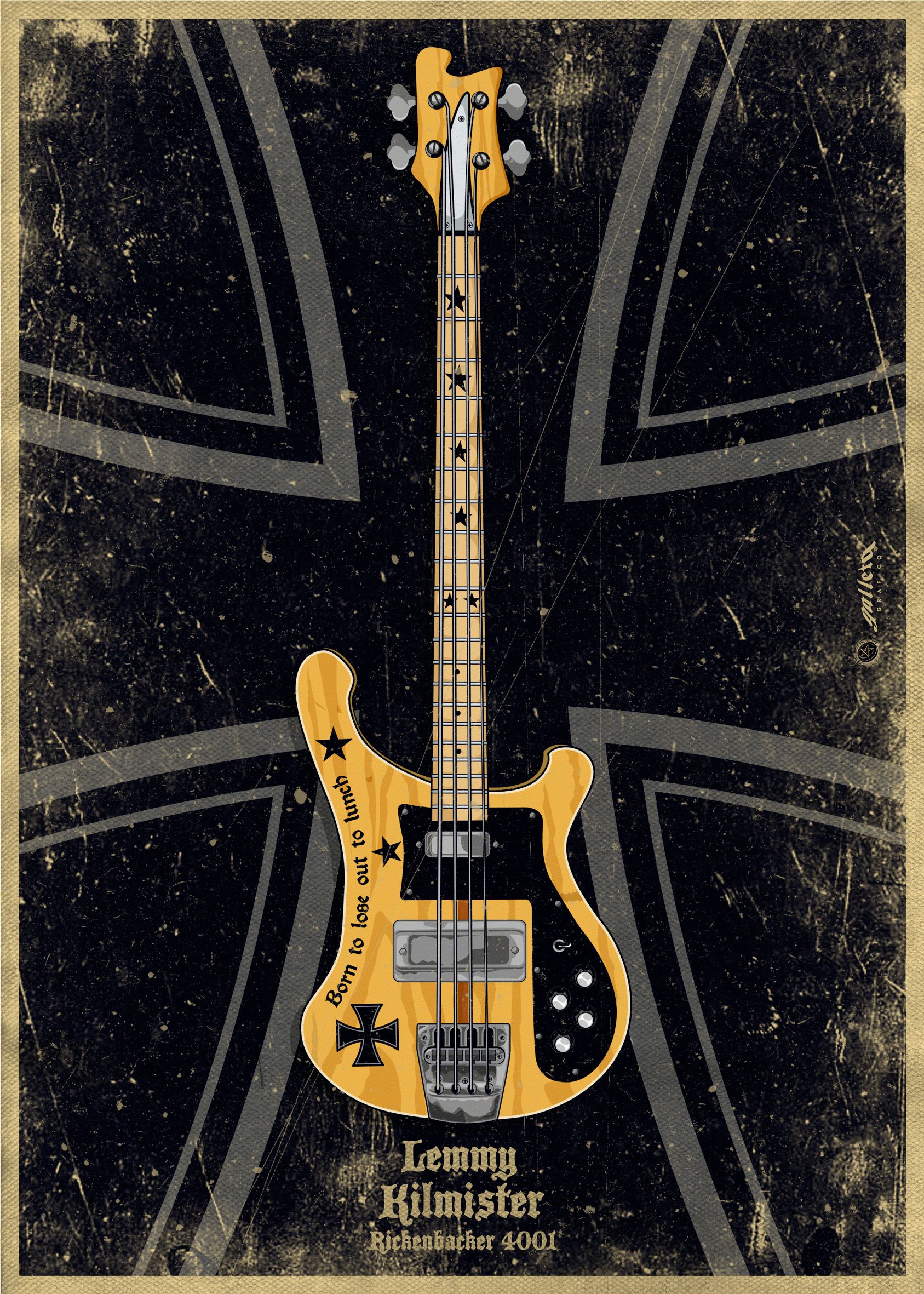 1687x2362 Lemmy Kilminster Rickenbacker Bass (3). Image - Behance