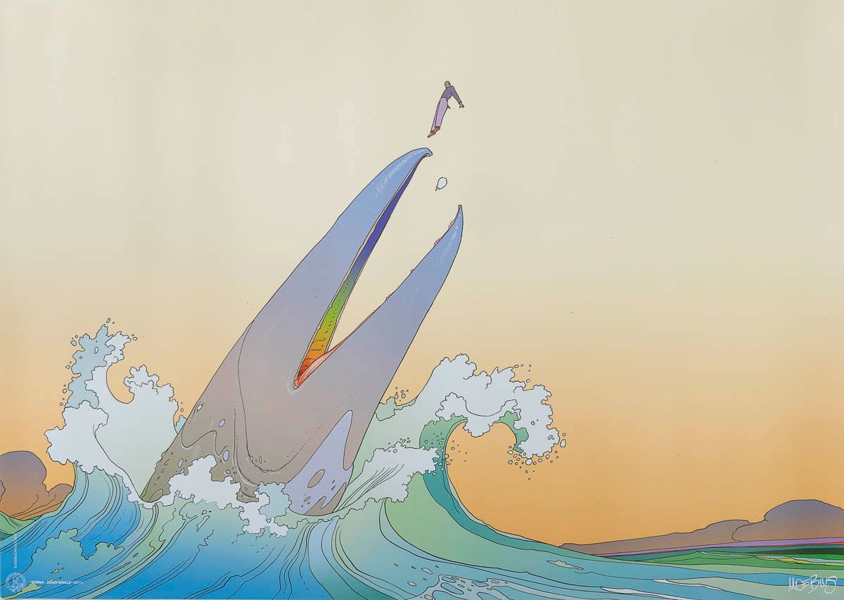 1200x853 Jean Giraud, Moebius : Le monde d'Edena, Good Whale : Comics poster