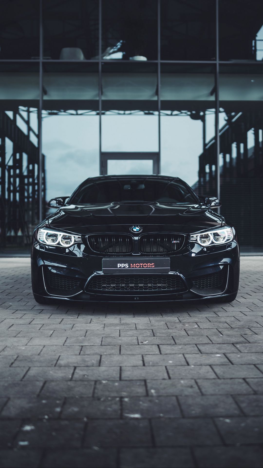 1080x1920 Download wallpaper 1080x1920 bmw, car, front view, black samsung galaxy s s note, sony xperia z, z z z htc one, lenovo vibe HD background