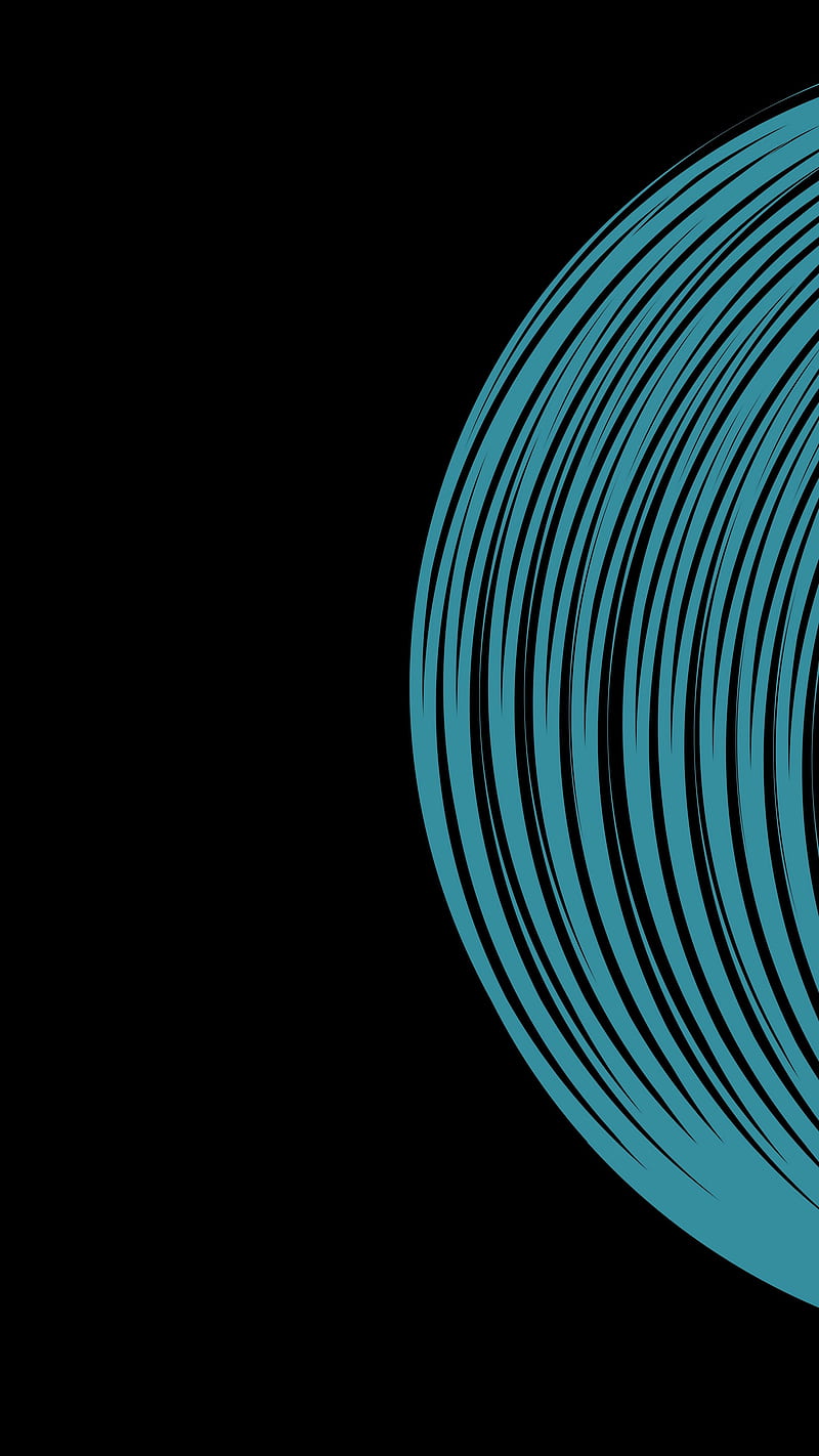 800x1422 Half circle, half circle, blue, stripes, abstraction, HD phone wallpaper