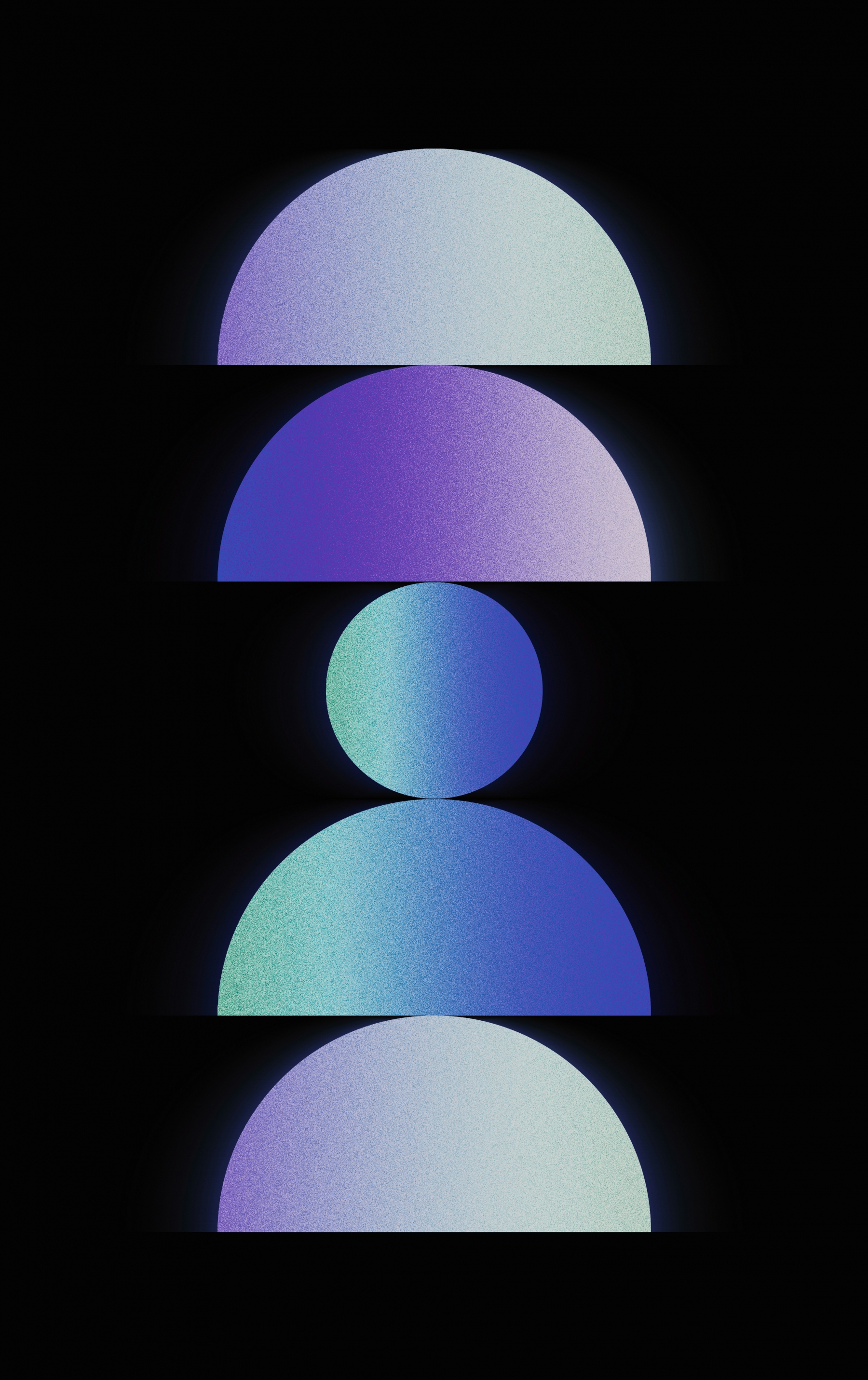 1800x2862 Half Circle Shapes Stacked Gradient