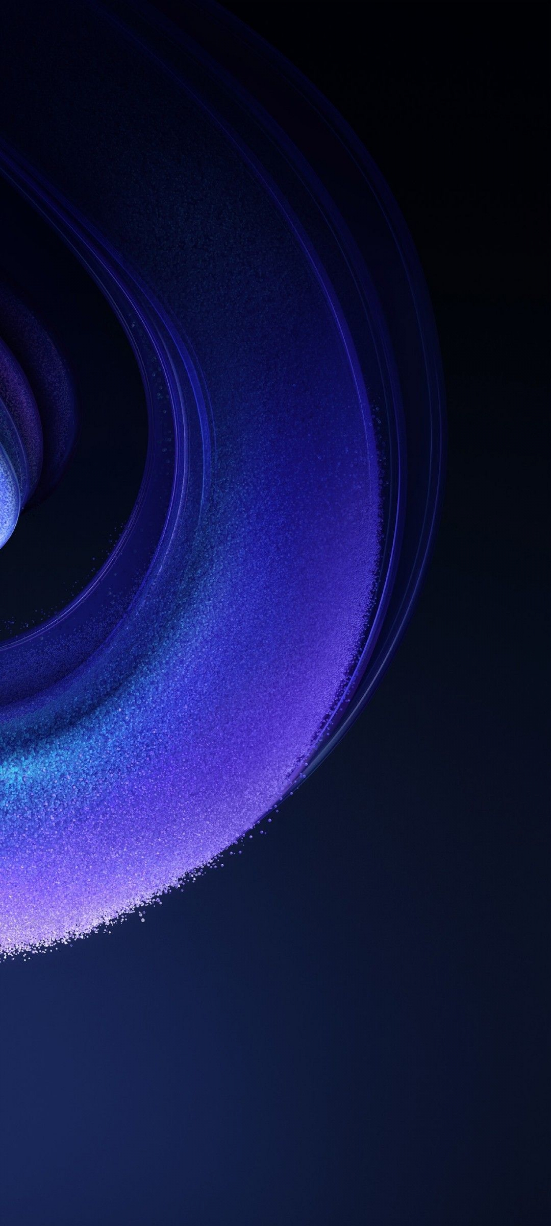1800x4000 Half Circular Dark Gradient