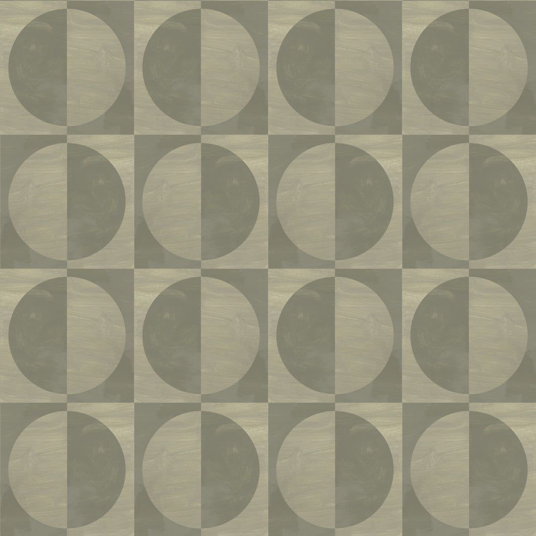 1080x1080 Glass Half Full Wallpaper by Blessed Little Bungalow, Neutral Gray Multi Color, Repeat 12 inches