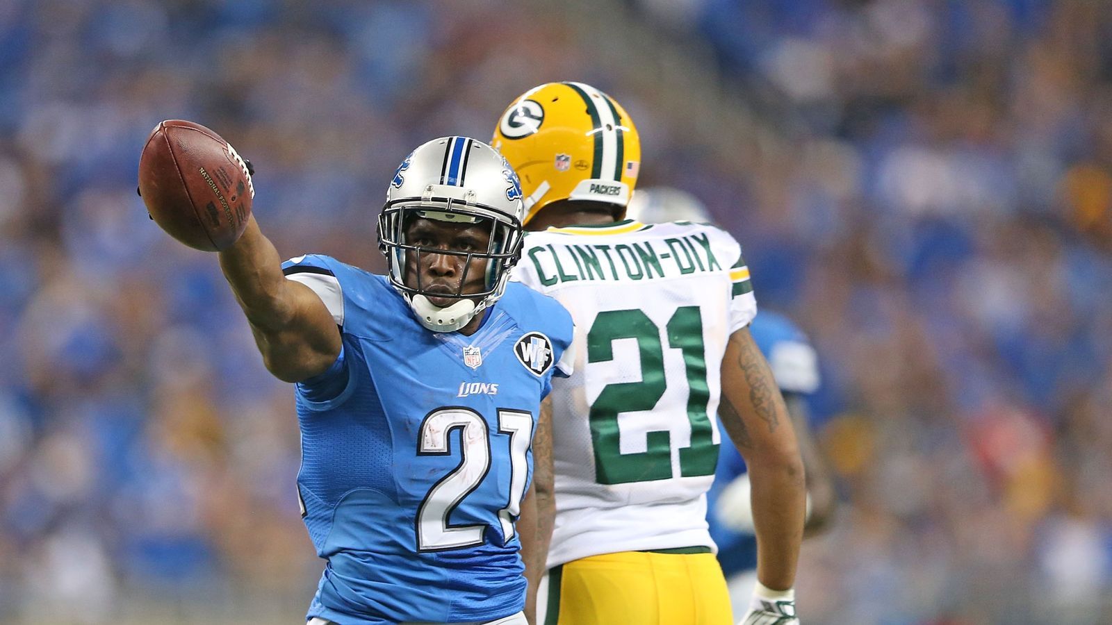 1600x900 NFL: Detroit Lions beat Green Bay Packers with Reggie Bush touchdown