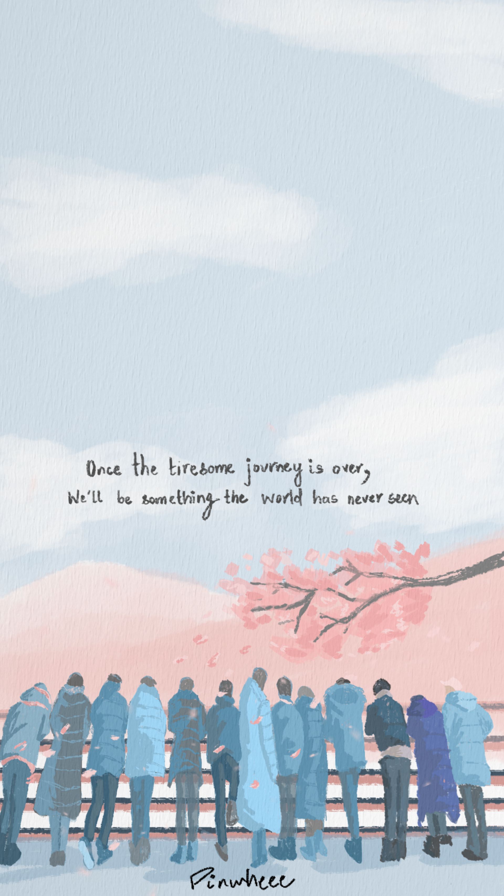 1920x3413 Seventeen Hit The Road Quote Wallpaper