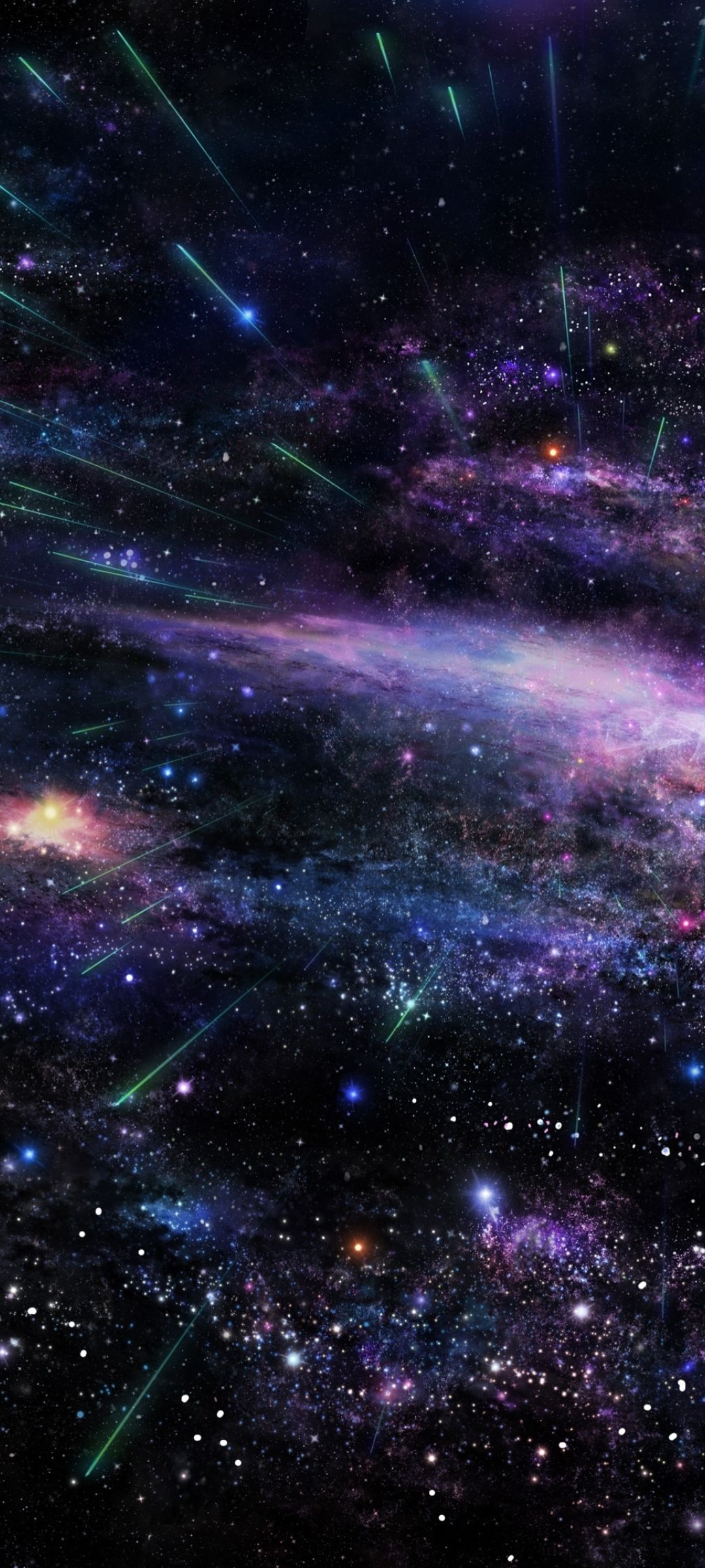 1080x2400 Wallpaper Smartphone, Atmosphere, Light, Nebula, Galaxy, Background Free Image