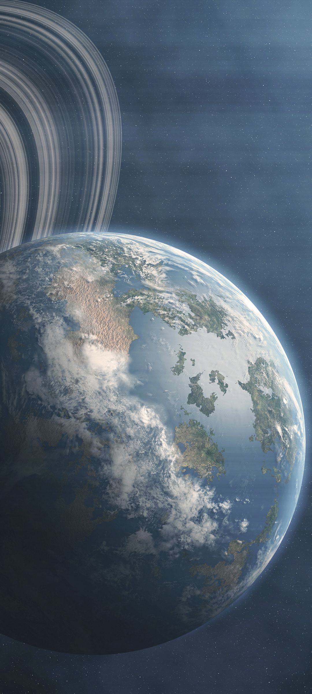 1080x2400 Download Planet, Earth, View From Space Wallpaper in 1080x2400 Resolution