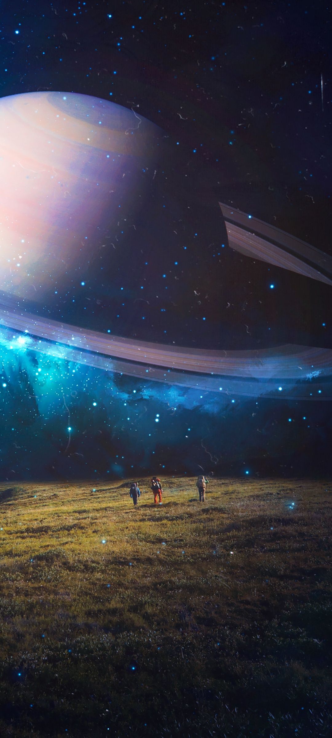 1080x2400 Exploring Wallpaper 4K, Saturn, Planet, Surreal