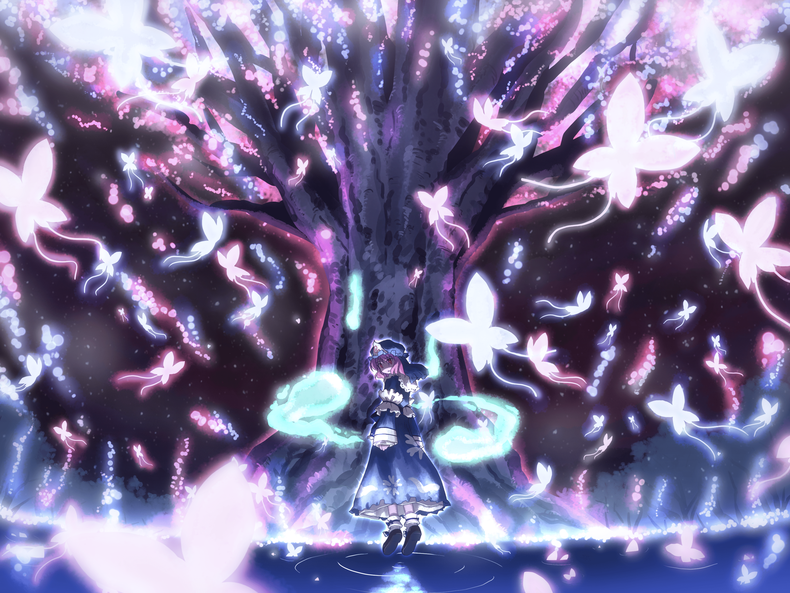 3200x2400 The Lonely Saigyou Ayakashi