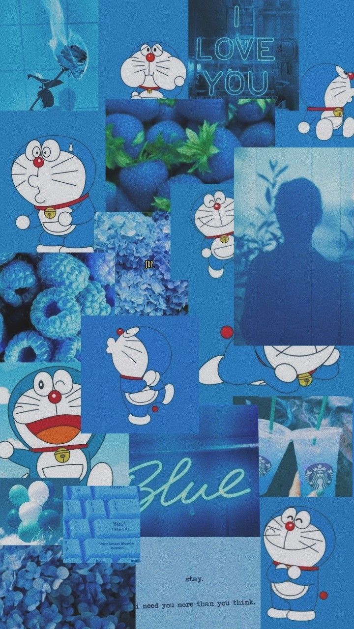 720x1280 Doraemon Aesthetic Wallpaper