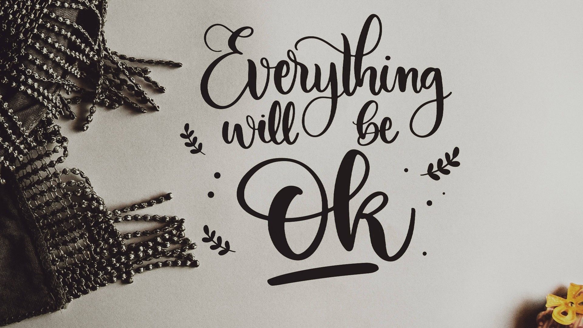 1920x1080 Everything Will Be Ok 4K HD Motivational Wallpaper
