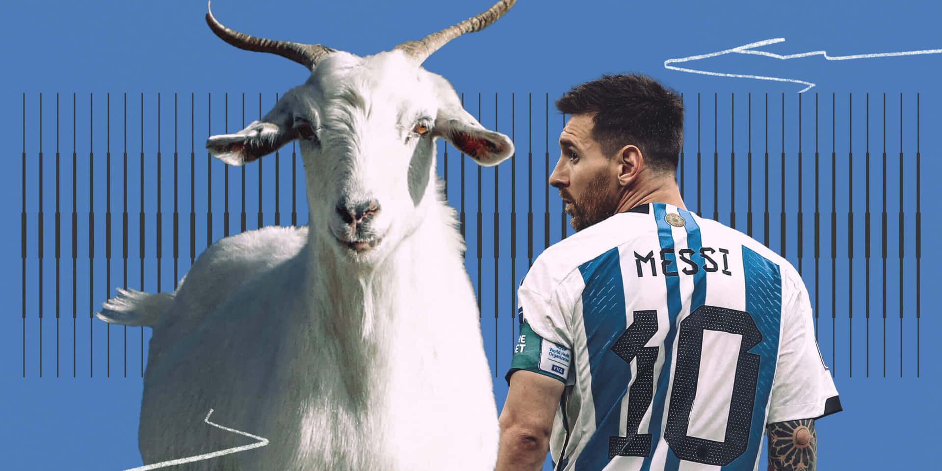1920x960 Messi Goat Wallpaper