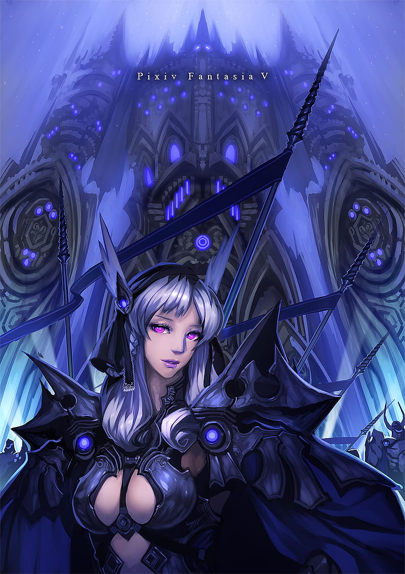 800x1132 Pixiv Fantasia V, Pixiv Fantasia, anime girls, anime, fantasy girl, HD phone wallpaper
