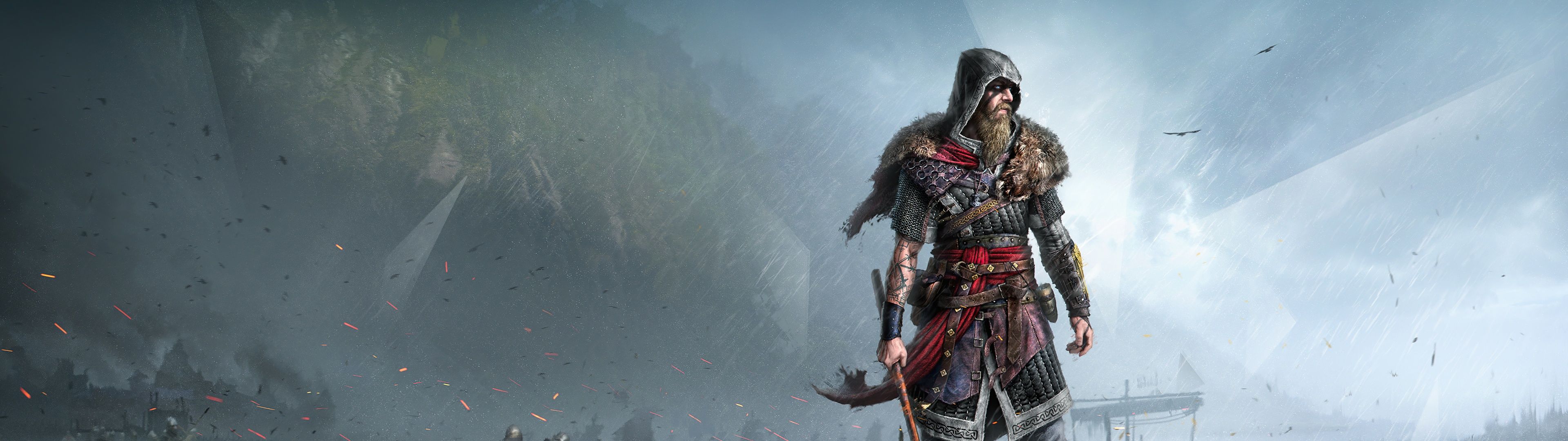 3840x1080 Assassin's Creed Valhalla Wallpaper 4K, Ultrawide
