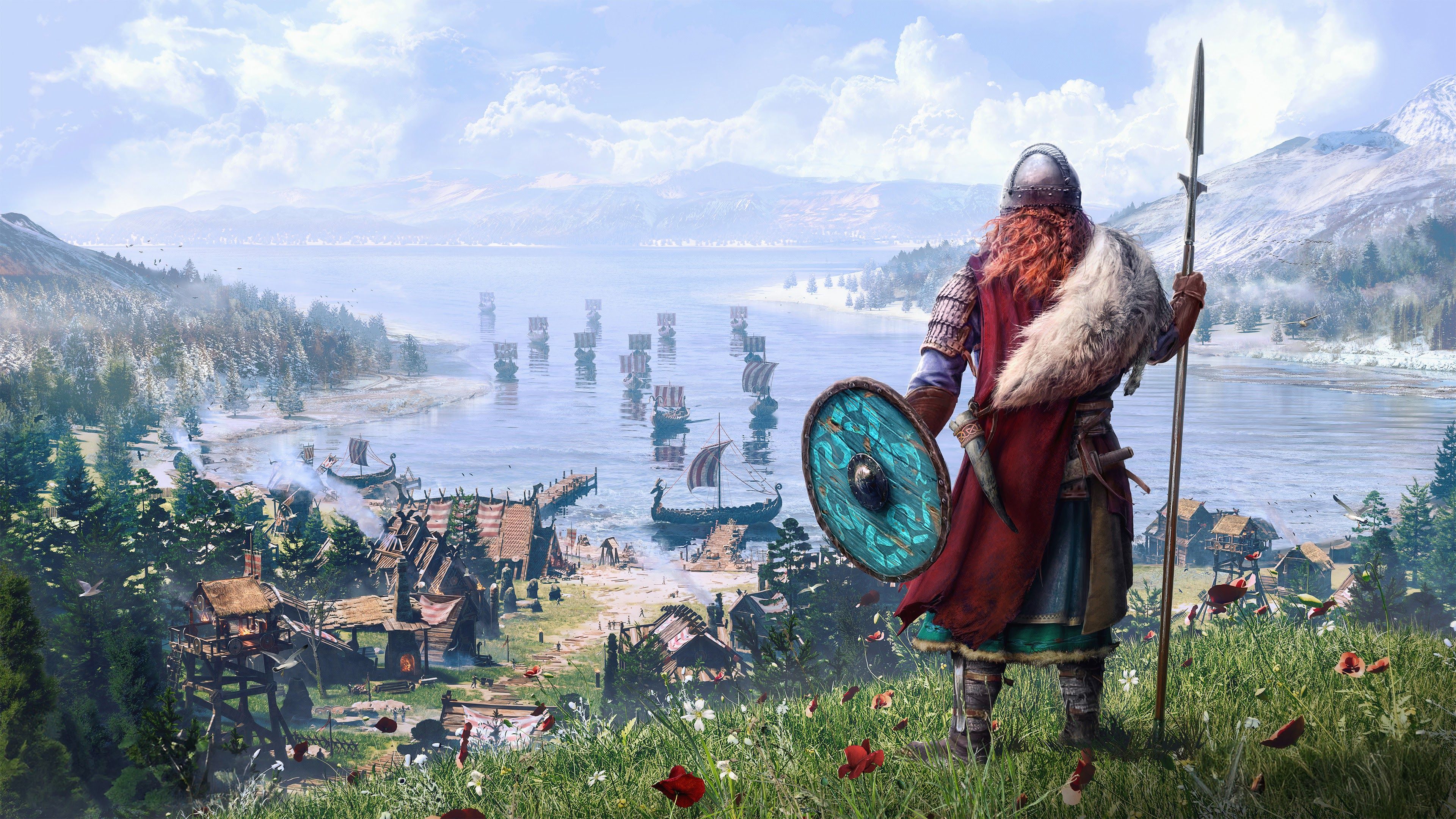 3840x2160 Viking Conquest: A Breathtaking 4K Wallpaper 4K Wallpaper. Best 4K Wallpaper for Computers