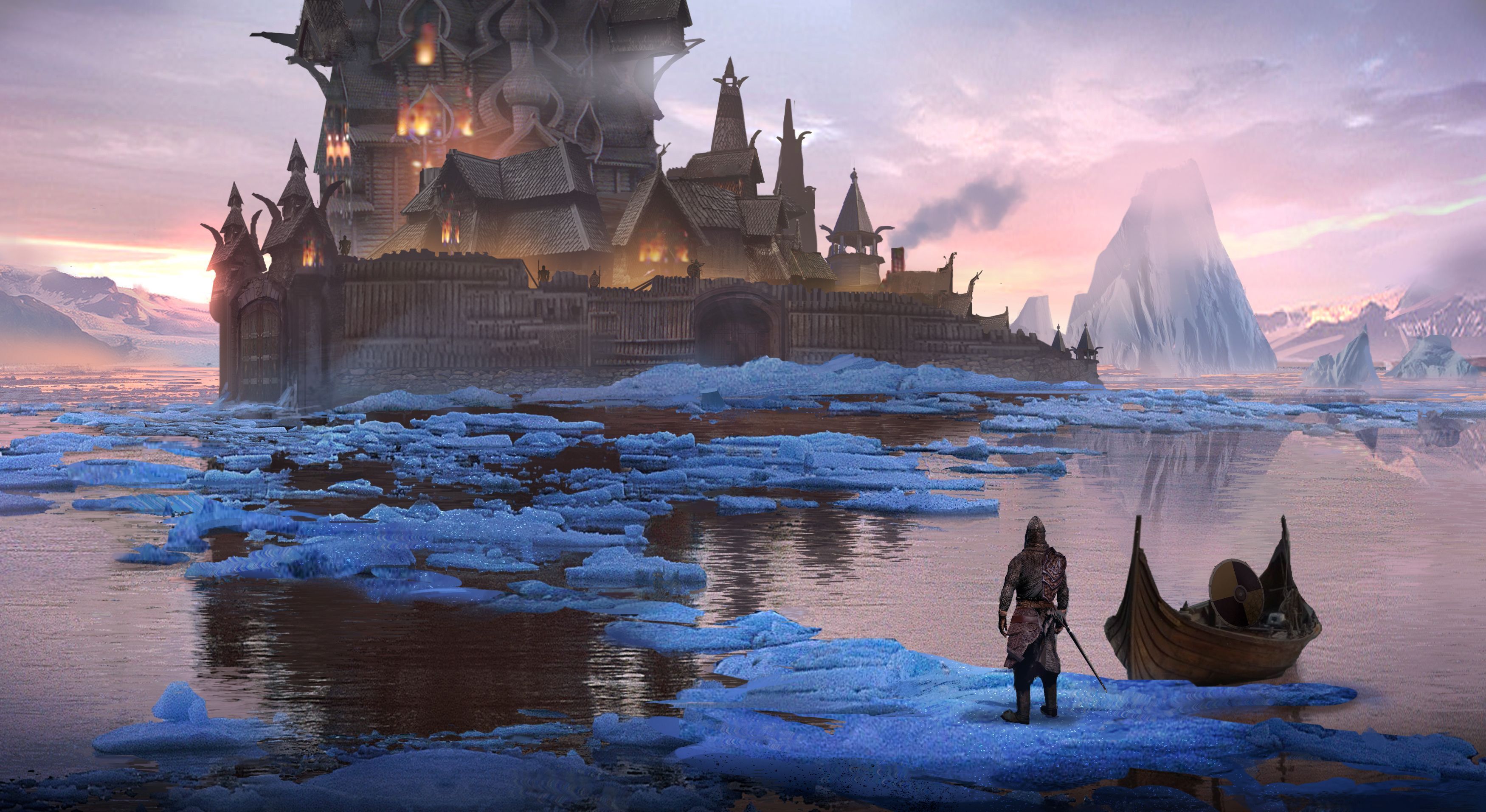 3500x1914 4k Viking Wallpaper
