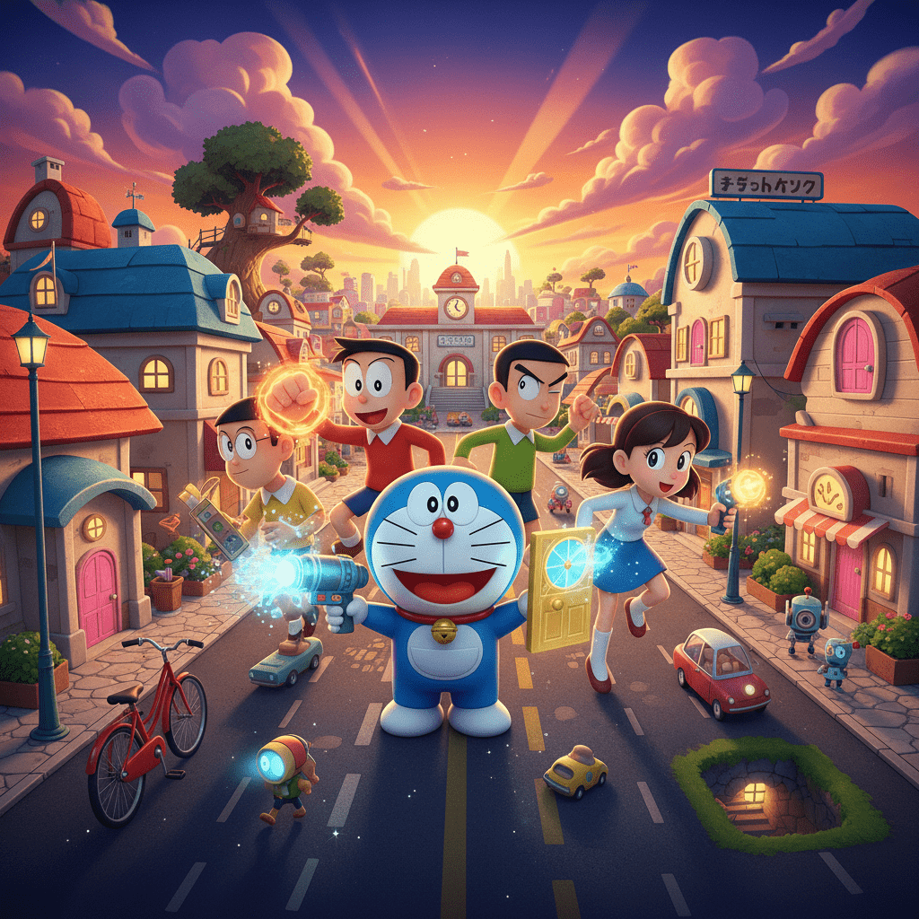 1024x1024 Doraemon City Adventures Open World