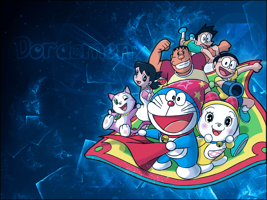 1024x768 Doraemon Laptop Wallpaper