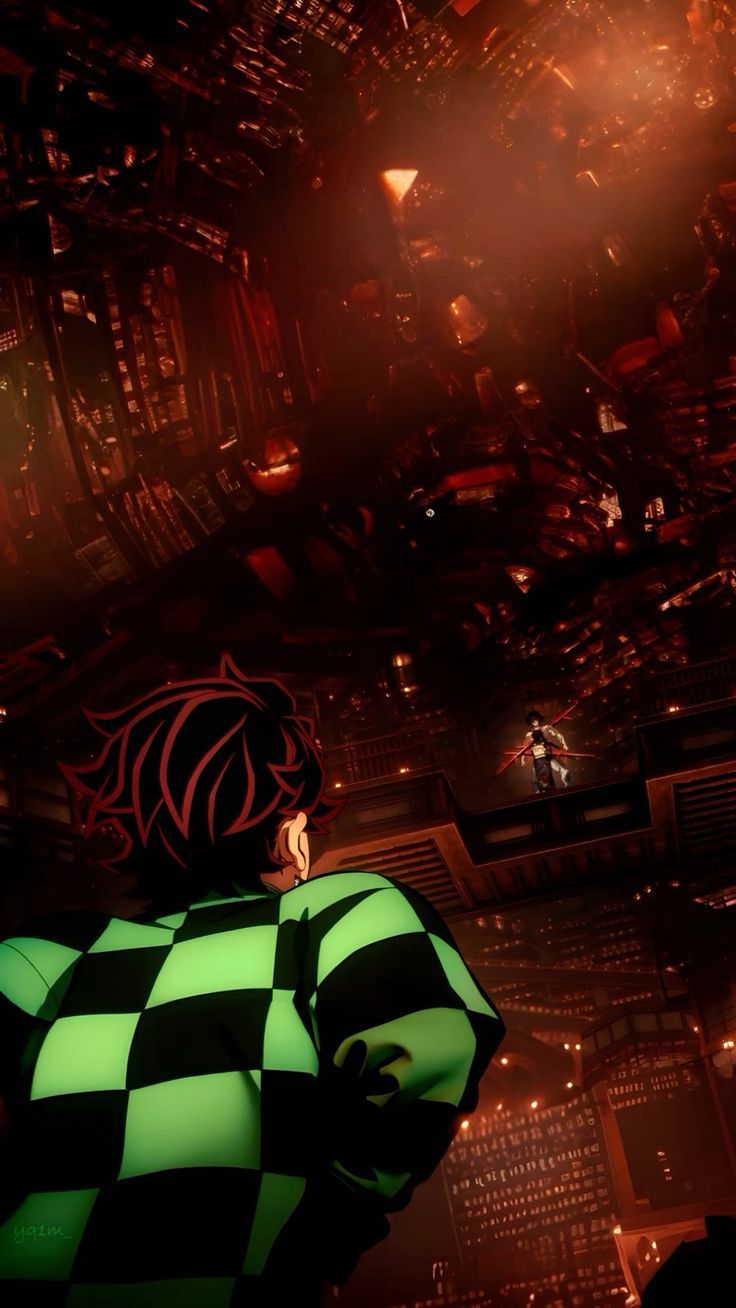736x1308 Muzan And Tanjiro 4k Wallpaper Demon Slayer Kimetsu No Yaiba