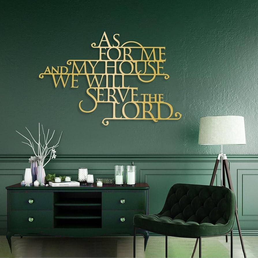 894x894 As for Me and My House We Will Serve the Lord, Joshua 24: Bible Verses Wall Decor, Metal Scripture Wall Art, Bible Quotes Wall Art, Christian Wall Decor, Wall Hanging 35x23
