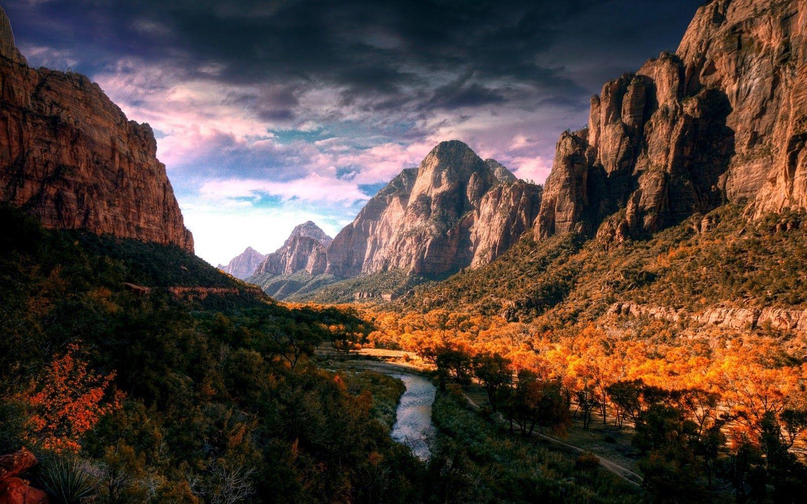1600x1000 Mountain Background for Computer