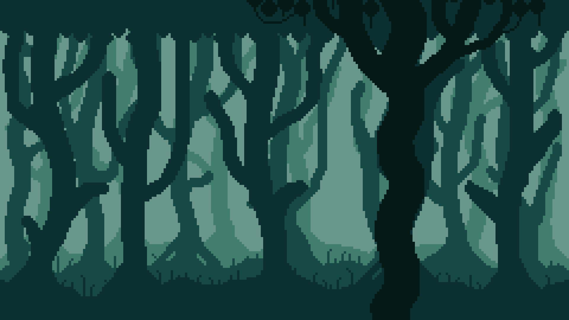1920x1080 ✨5 Parallax enchanted forest background Art✨