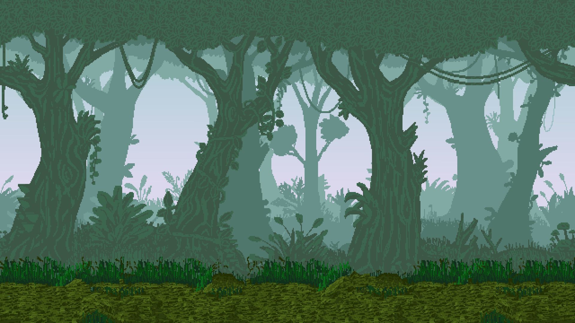 1920x1080 Magnificent Forest Background