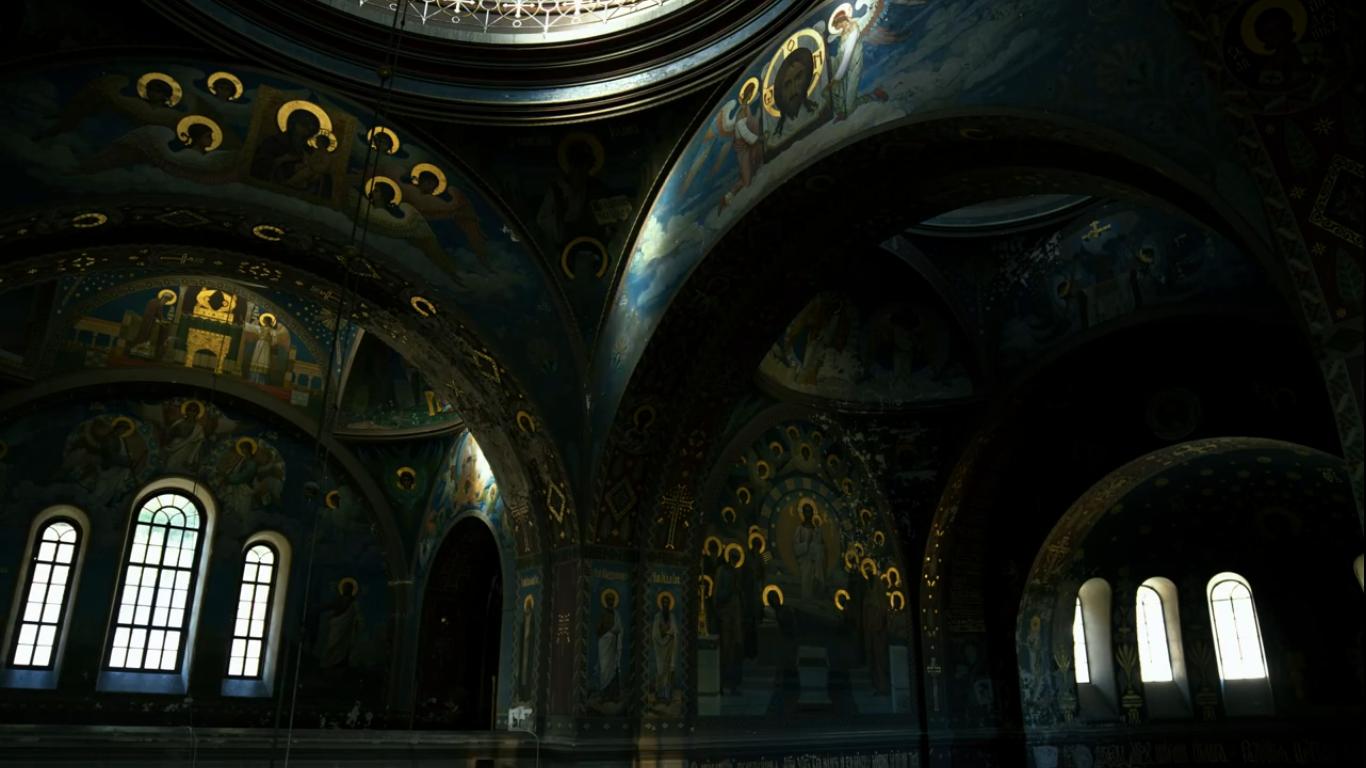 1366x768 monastery. Orthodox in the District