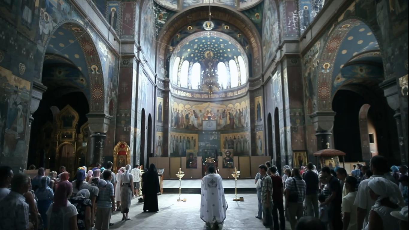 1366x768 monastery. Orthodox in the District