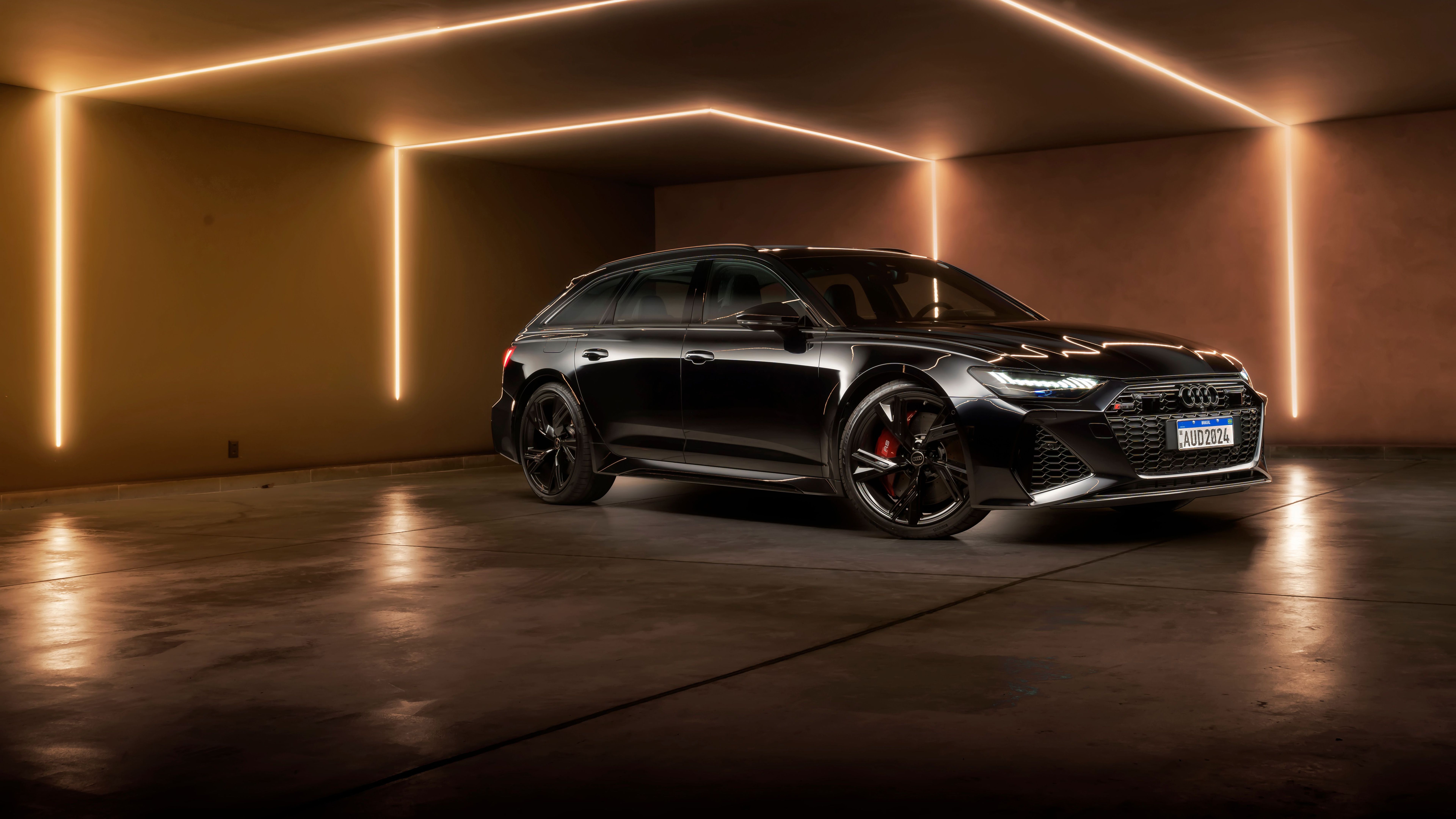 7680x4320 Audi RS 6 Avant performance 2024 8K Wallpaper Car Wallpaper