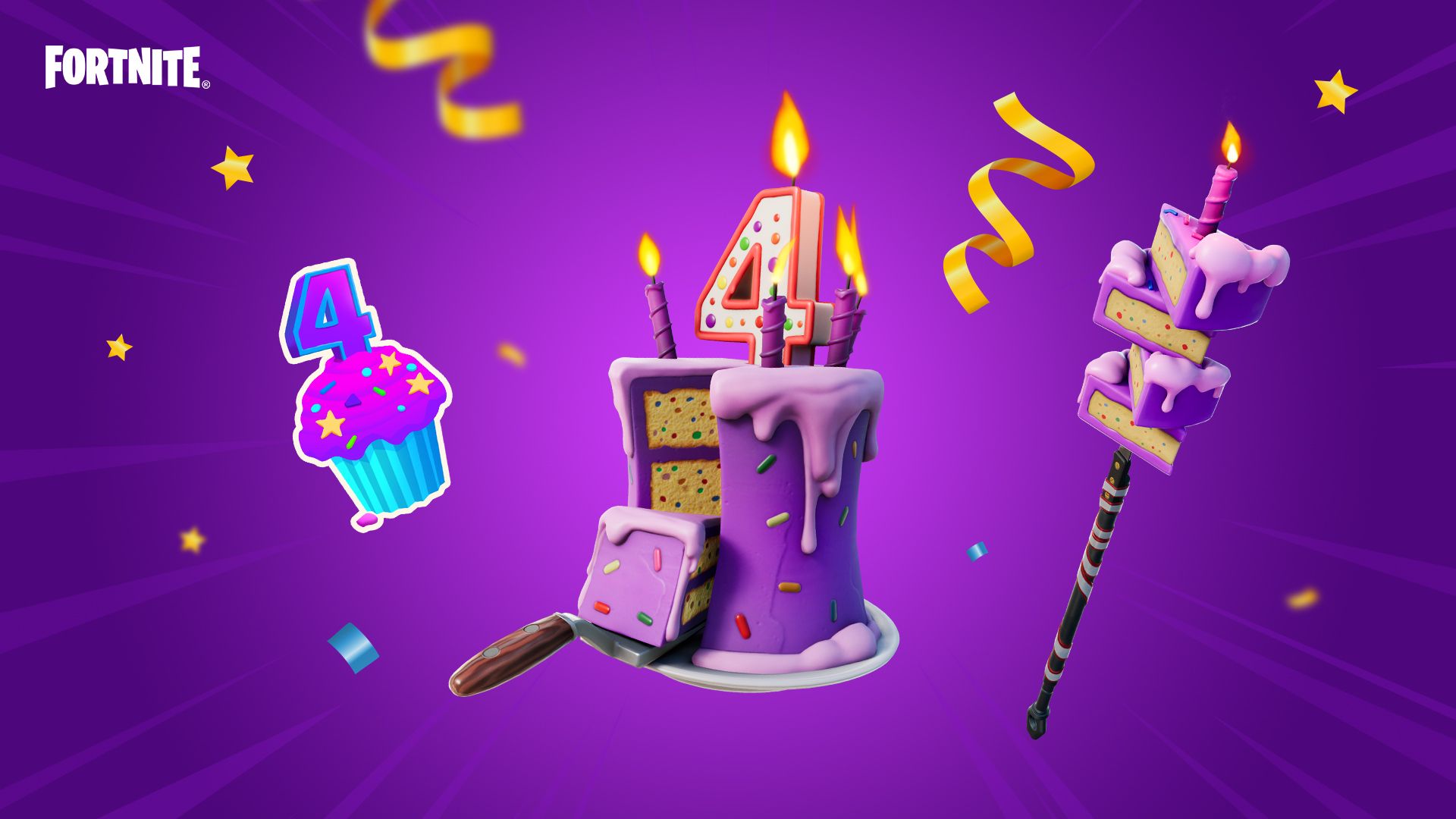 1920x1080 Fortnite Fourth Birthday Challenges Are Live With Free Cosmetics