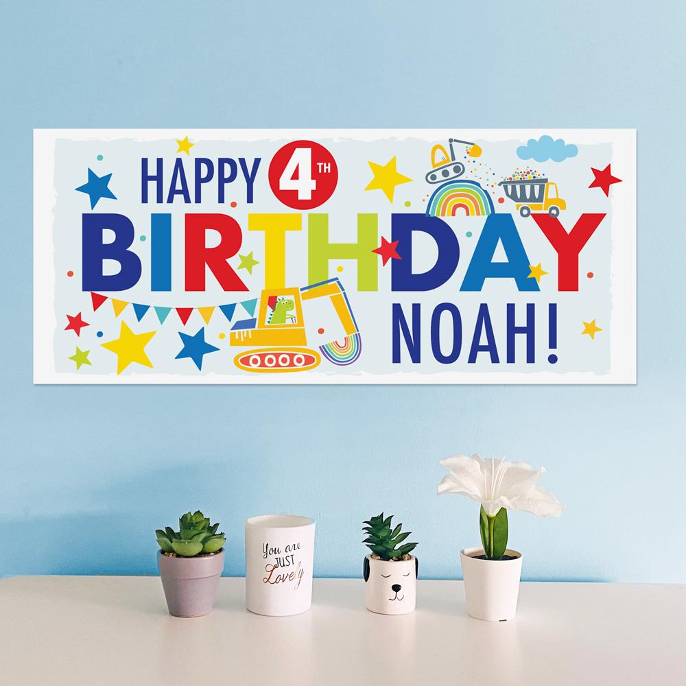 1000x1000 Party Banners. Dinosaur Birthday Banner. Kids Birthday Decorations