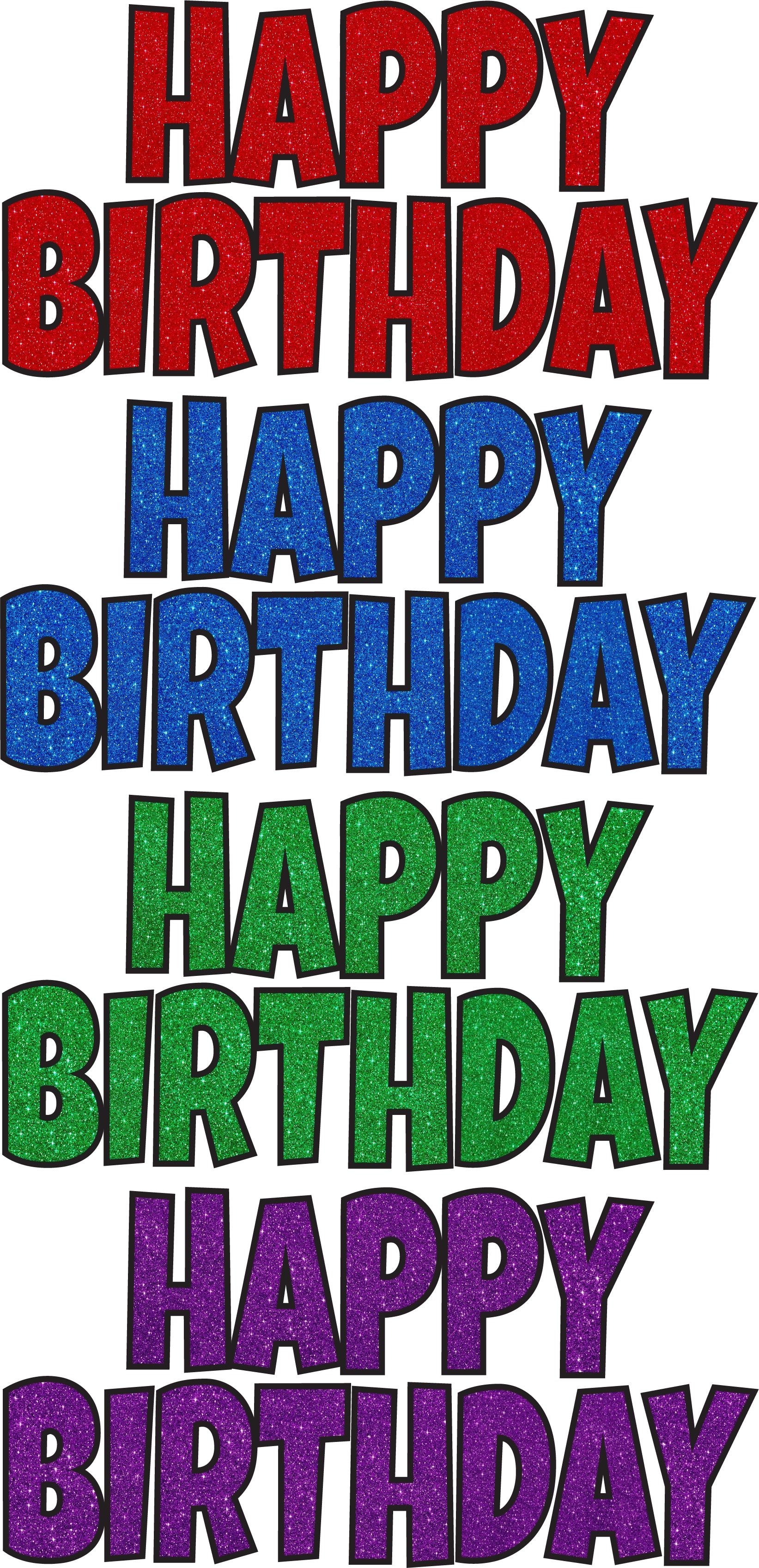 1643x3395 Happy Birthday x 4 2 Lucky Guy Font