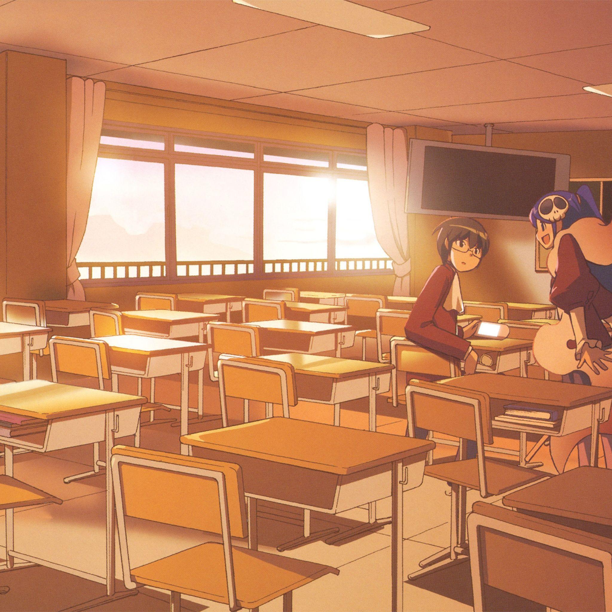 Hình nền iPad Air 2048x2048 Anime Classroom