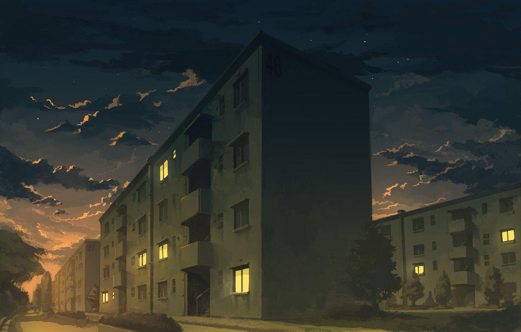 Anime Building Wallpapers - Top Free Anime Building Backgrounds