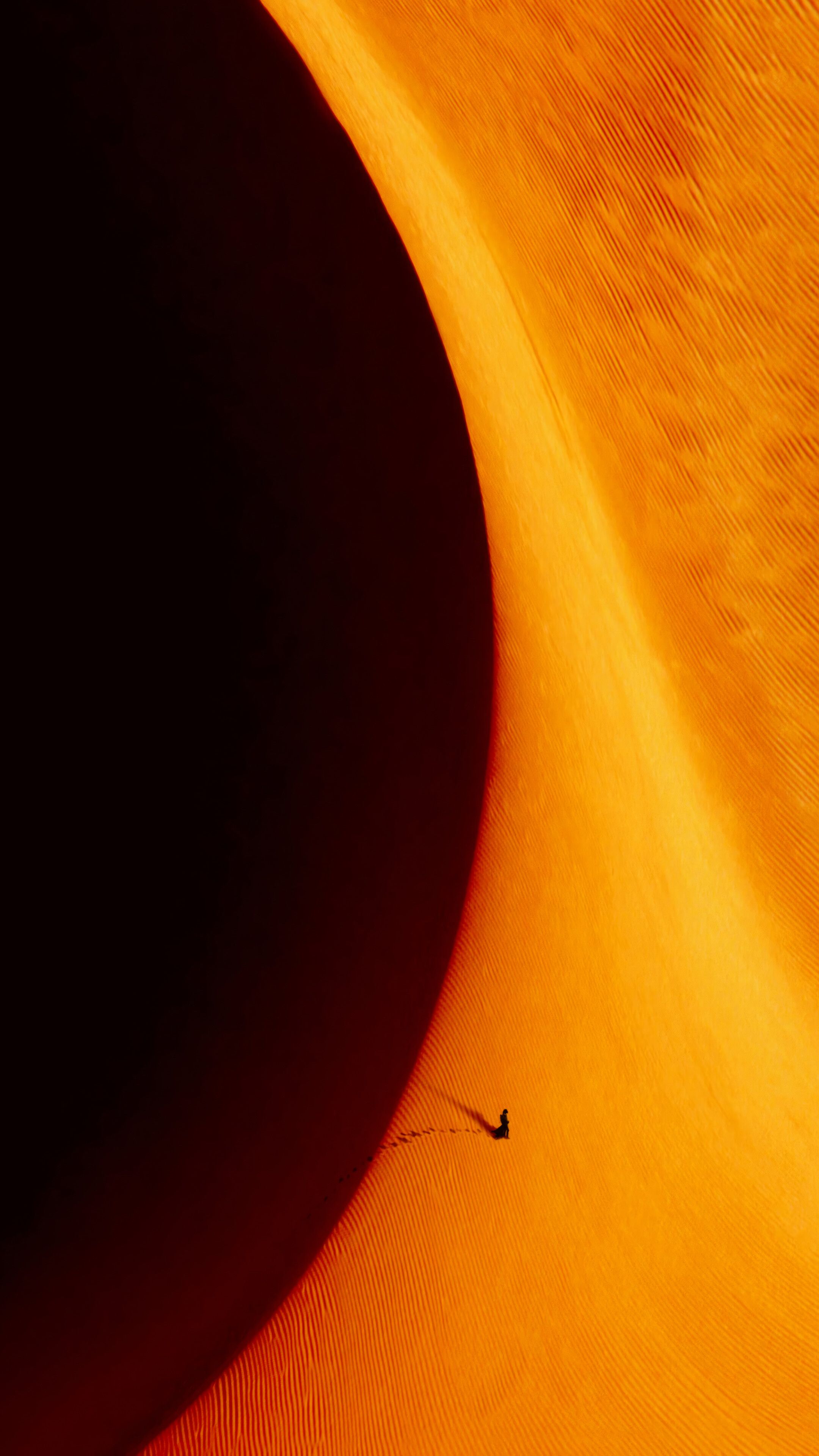 2160x3840 Wallpaper Dune Textless Poster, Poster, Science Fiction, Film Poster, Brown, Background Free Image