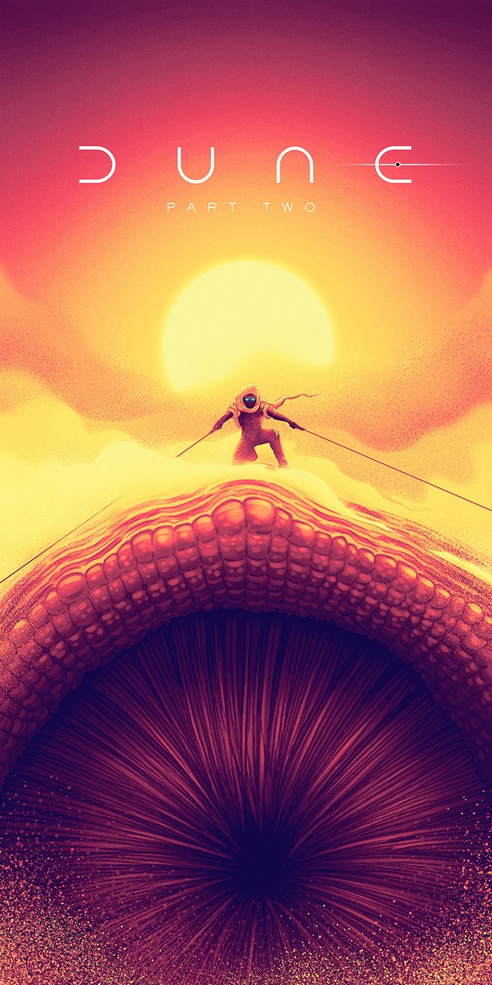 700x1400 Dune: Part Two by Rodrigo Munguia Pinedo of the Alternative Movie Poster -AMP