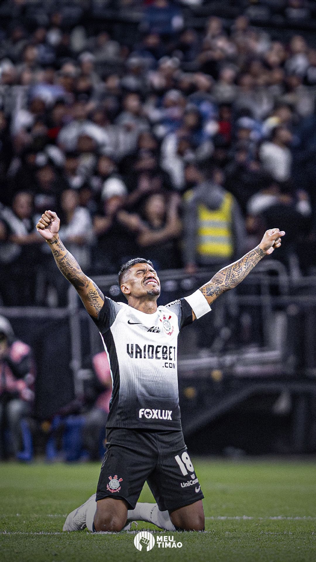 1080x1920 Fundo de tela do Corinthians: Paulinho em seu último jogo pelo Corinthians